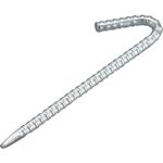 ＴＲＵＳＣＯ　ユニクロ異形ロープ止めＪ型１０×６００ｍｍ