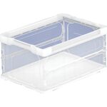 ＴＲＵＳＣＯ　オリコン　薄型軽量折りたたみコンテナ４０Ｌ　透明