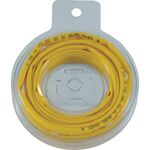 ＴＲＵＳＣＯ　熱収縮チューブ　収縮率２：１　黄　（１個入）