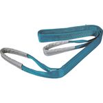 ＴＲＵＳＣＯ　ベルトスリング　リサイクルポリエステルスリング　ＪＩＳ３等級　両端アイ形　７５ｍｍＸ２．０ｍ