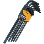 ＴＲＵＳＣＯ　六角棒レンチセット　ロングタイプ　１２本組