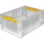 ＴＲＵＳＣＯ　オリコン　折りたたみコンテナ　１３．７Ｌ　透明　透明