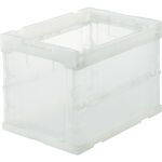 ＴＲＵＳＣＯ　オリコン　α折りたたみコンテナ　スケルコン　２０Ｌ　透明　透明