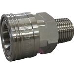 ＦＬＯＢＡＬ　両路開放型クイックカップリング　ＴＳ－４ＳＭ（ＳＵＳ３０４）