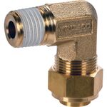 ＴＲＵＳＣＯ　クイックシール継手　エルボ　φ４Ｘ２　呼びＲ１／８