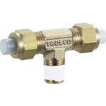 ＴＲＵＳＣＯ　【売切廃番】配管継手　クイックシール継手　チーズ　Φ８×６　呼びＲ３／８