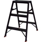 ＴＲＵＳＣＯ　アルミ製踏台　３段　高強度型　黒