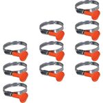 ＴＲＵＳＣＯ　まとめ買い　ステンレス強力機械ホースバンド　締付径４０～６０ｍｍ（ＳＵＳ３０４）１０個入