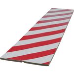 ＴＲＵＳＣＯ　セーフティクッション　コーナー用　幅２００　長さ９１０　赤／白