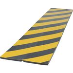 ＴＲＵＳＣＯ　セーフティクッション　コーナー用　幅２００　長さ９１０　黄黒