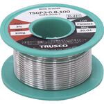 ＴＲＵＳＣＯ　低コスト鉛フリーはんだ（やに入り）　１００Ｇ１．６