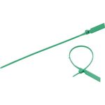 ＴＲＵＳＣＯ　セキュリティータイ長さ２３８ｍｍ　表示可能タイプ　緑　１００本入