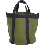 ＴＲＵＳＣＯ　ソフトタフ電工バケツ　Φ３００Ｘ３００　オリーブドラブ色