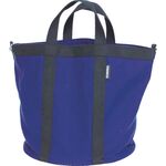 ＴＲＵＳＣＯ　ソフトタフ電工バケツ　Φ３５０Ｘ３５０　ネイビー色