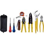 ＴＴＣ　電気工事士技能試験工具セット　９点セット（圧着工具ショートタイプ）