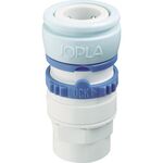 ＪＯＰＬＡＸ　樹脂ソケット　相手側取付オネジＲ（ＰＴ）１／４　樹脂ソケット