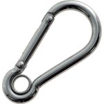 ＴＲＵＳＣＯ　ステンレススナップフック　ＡＥ型（リング付）　線径Φ４×開口７ｍｍ