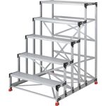 ＴＲＵＳＣＯ　作業用踏台　アルミ製・高強度タイプ　５段