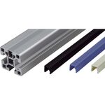 ＴＲＵＳＣＯ　ＴＳＦ４０用スロットキャップ　Ｌ　Ｌ＝２０００　（ブラック）