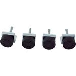 ＴＲＵＳＣＯ　アルミ作業用踏台アジャスター　４個１セット