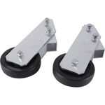 ＴＲＵＳＣＯ　５段アルミ作業用踏台背面キャスター　２個１セット