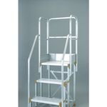 ＴＲＵＳＣＯ　２段用階段手すりセット（２５７用）　Ｈ＝９００．１１００兼用