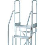 ＴＲＵＳＣＯ　Ｈ１１００　階段両手すり天場三方　ＴＳＦ－２５５用