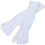 ＴＲＵＳＣＯ　【売切廃番】軍足５本指　４足組　ホワイト