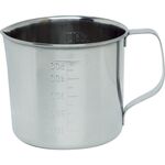ＴＲＵＳＣＯ　ステンレスビーカー　注ぎ口付　０．５Ｌ　９２Ｘ９０