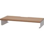 ＴＲＵＳＣＯ　机上ラック　ナチュラル天板　白脚　幅６００