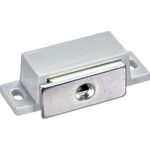 ＴＲＵＳＣＯ　マグネットキャッチ（横型）　樹脂製　Ｌ５０ｍｍ　白