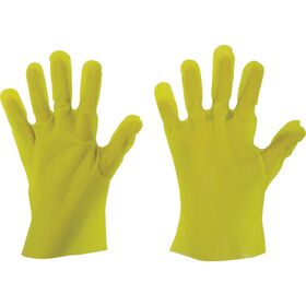 東京パック　エンボス手袋五本絞りエコノミー化粧箱Ｌ　イエロー