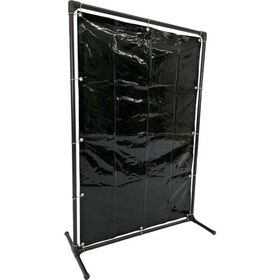 ＴＲＵＳＣＯ　溶接遮光フェンス　１０１５型単体　固定足　深緑