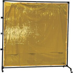 ＴＲＵＳＣＯ　溶接遮光フェンス　２０２０型接続　黄