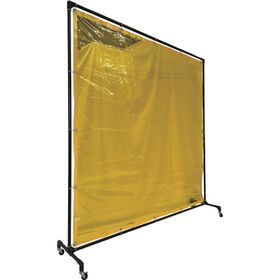 ＴＲＵＳＣＯ　溶接遮光フェンス　２０２０型単体　黄
