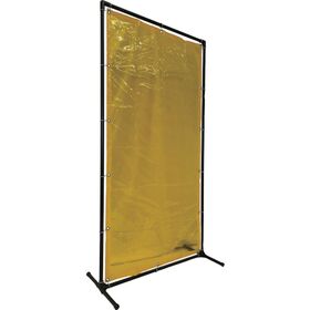 ＴＲＵＳＣＯ　溶接遮光フェンス　１０２０型単体固定足　黄