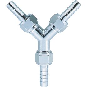 ＴＲＵＳＣＯ　Ｙ型ホースジョイント　１／４　１個入