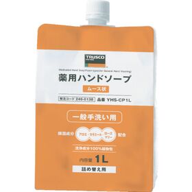 ＴＲＵＳＣＯ　薬用ハンドソープ　ムース状　袋入詰替キャップ式　１．０Ｌ