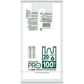 サニパック　ＹＳ１Ｈ－Ｗ　レジ袋乳白　（東日本６号／西日本２０号）