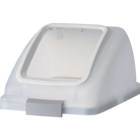 コンドル　屋内用屑入れ　リサイクルトラッシュ　ＳＫＬ－３５用　角穴蓋　白