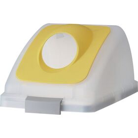 コンドル　屋内用屑入れ　リサイクルトラッシュ　ＳＫＬ－３５用　丸穴蓋　黄