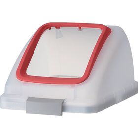 コンドル　屋内用屑入れ　リサイクルトラッシュ　ＳＫＬ－５０用　角穴蓋　赤