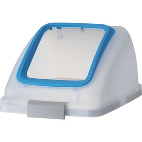 コンドル　屋内用屑入れ　リサイクルトラッシュ　ＳＫＬ－７０用　角穴蓋　青