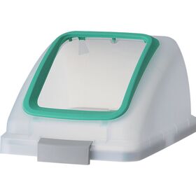 コンドル　屋内用屑入れ　リサイクルトラッシュ　ＳＫＬ－７０用　角穴蓋　緑
