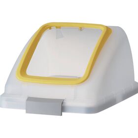 コンドル　屋内用屑入れ　リサイクルトラッシュ　ＳＫＬ－７０用　角穴蓋　黄