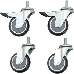 ＴＲＵＳＣＯ　ラビットワゴン用キャスター７５φウレタン車輪セット