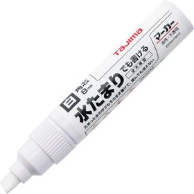 タジマ　全天候マーカー白＜太字・角芯＞