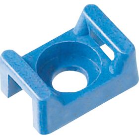 ＰＡＮＤＵＩＴ　金属検知対応固定具（抗菌・防カビタイプ）　縦：１６．０ｍｍ　横：１０．７ｍｍ　使用結束バンド幅：２．３ｍｍ～４．８ｍｍ　Ｍ４ネジ　ＴＭ２Ｓ８－Ｃ８６Ａ