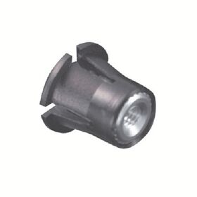 ＴＲＵＳＣＯ　ナイロンナット　Ｍ３Ｘ０．５　下穴７．９　９個入