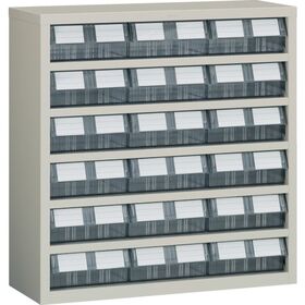 ＴＲＵＳＣＯ　パーツケース　横型バンラックケースＭ型　８５４Ｘ３０７ＸＨ８９０　３列６段